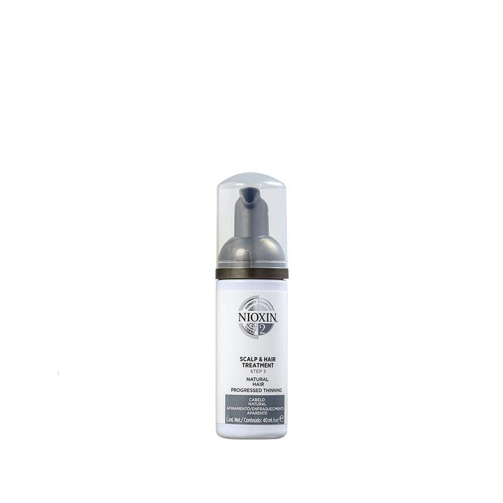 Nioxin Hair System 2 - Set Shampoo + Pflegespülung + Behandlung für feines Haar mit Schwächung, 1er