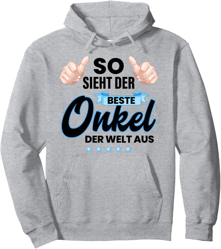Bester Onkel Geschenk von Nichte Neffe Lustige Grafik Spruch Pullover Hoodie