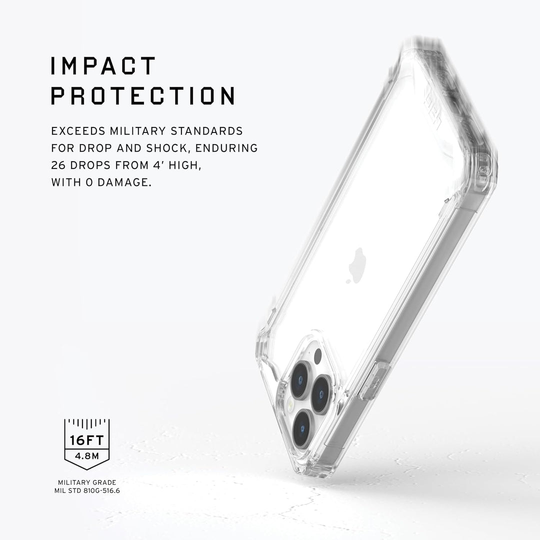 URBAN ARMOR GEAR Plyo Hülle kompatibel mit Apple iPhone 15 Pro Max [Wireless Charging kompatibles Co