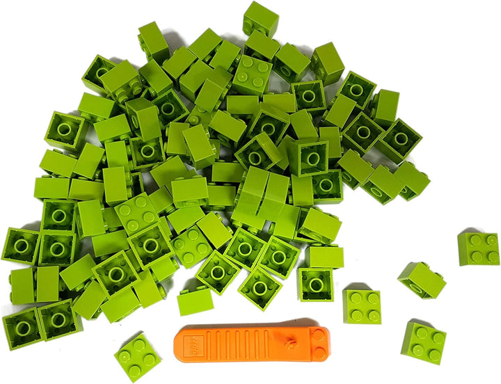Lego® Classic Basic Set - 2x2 Steine 3003 in Lime – 100 Stück – Perfekte Wahl für kreative Bauprojek