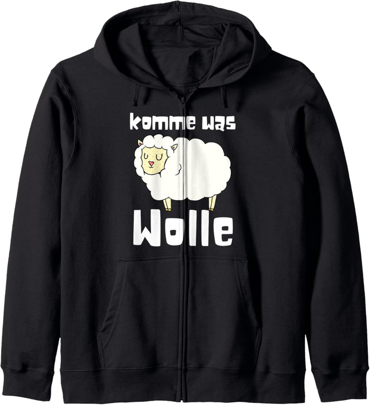 Komme Was Wolle Süsses Schaf Geschenk Schäfer Bauer Landwirt Kapuzenjacke