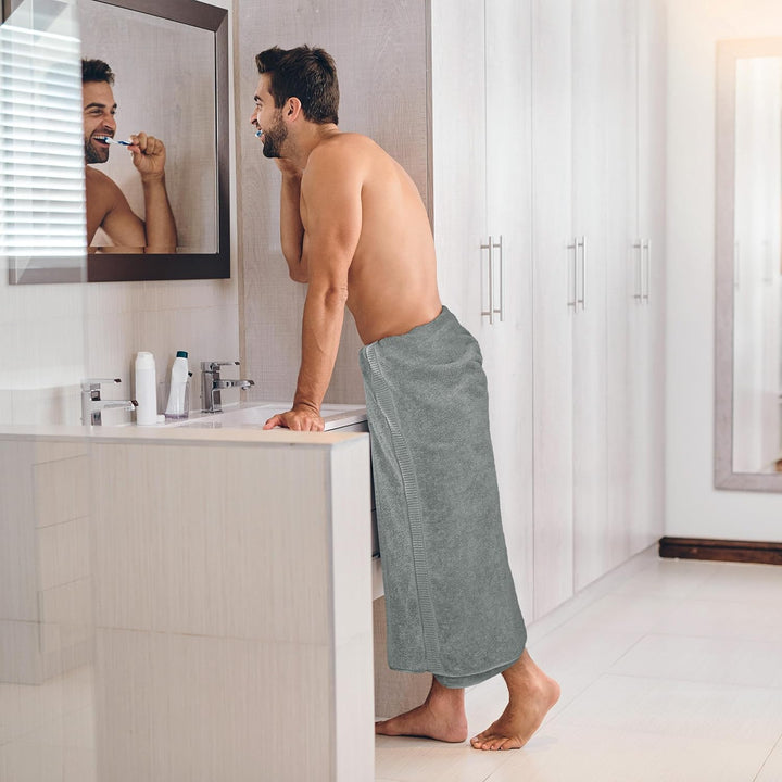 Utopia Towels - 2er Badetücher Gross aus Baumwolle mit Aufhänger, Saunatücher,Badehandtücher Gross,