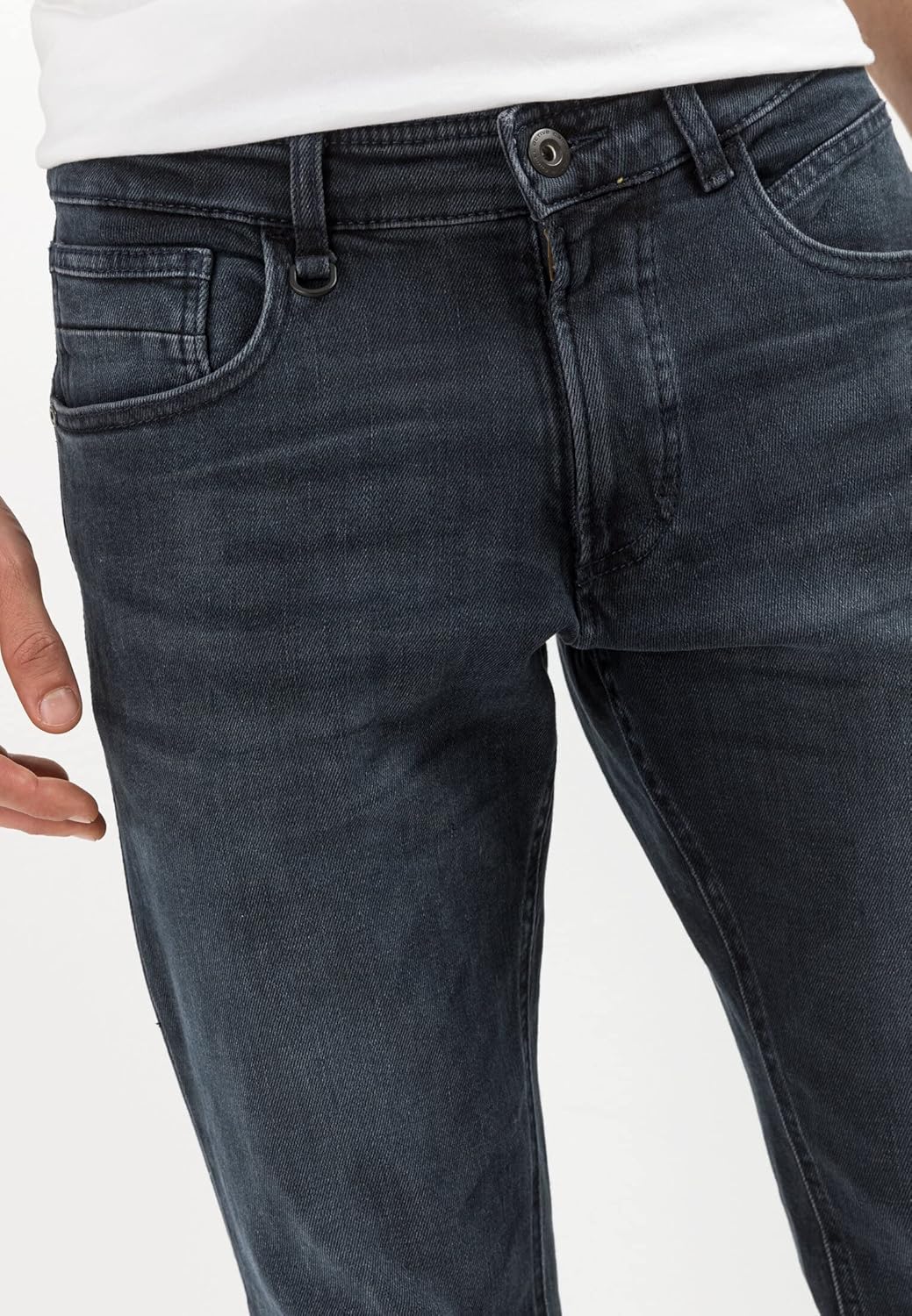 camel active Herren Regular Fit Jeans Houston Hose 30W / 34L Dunkel Blau (Nightblue), 30W / 34L Dunk