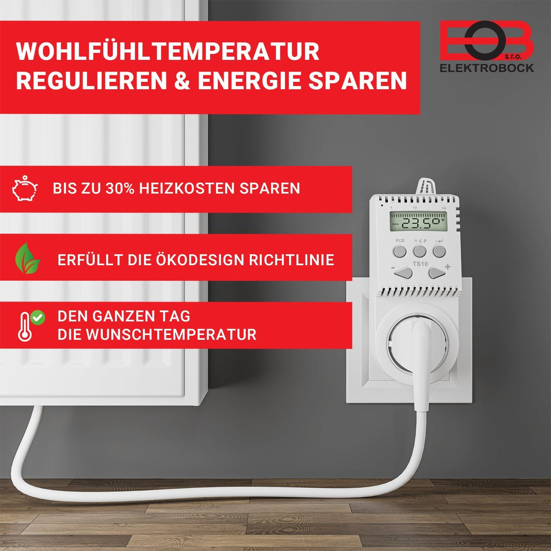 Fenix Steckdosenthermostat TS10 Infrarotheizung, klein