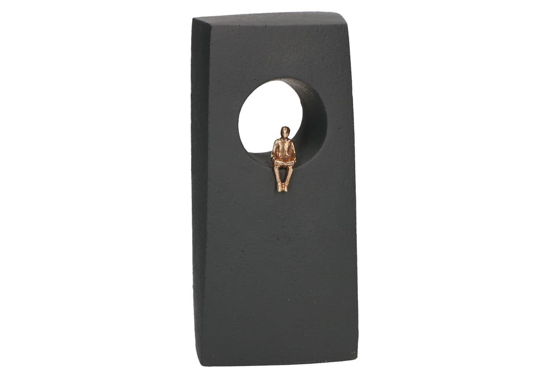 Butzon & Bercker Bronzefigur Zeit zu Leben 19 cm Stark Kerstin Steinguss Bronze