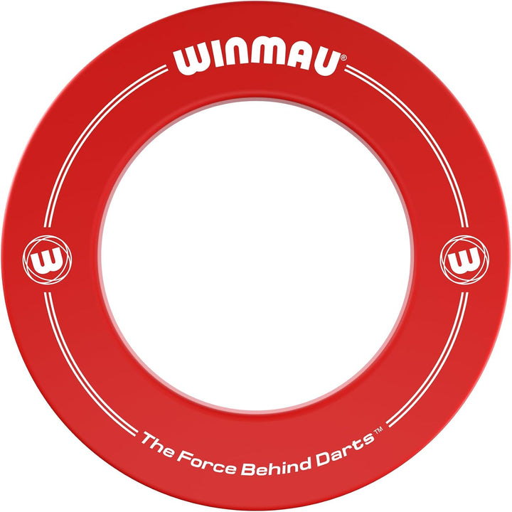 WINMAU Unisex – Erwachsene Printed Dartboard Surround Standard Red, Standard Red