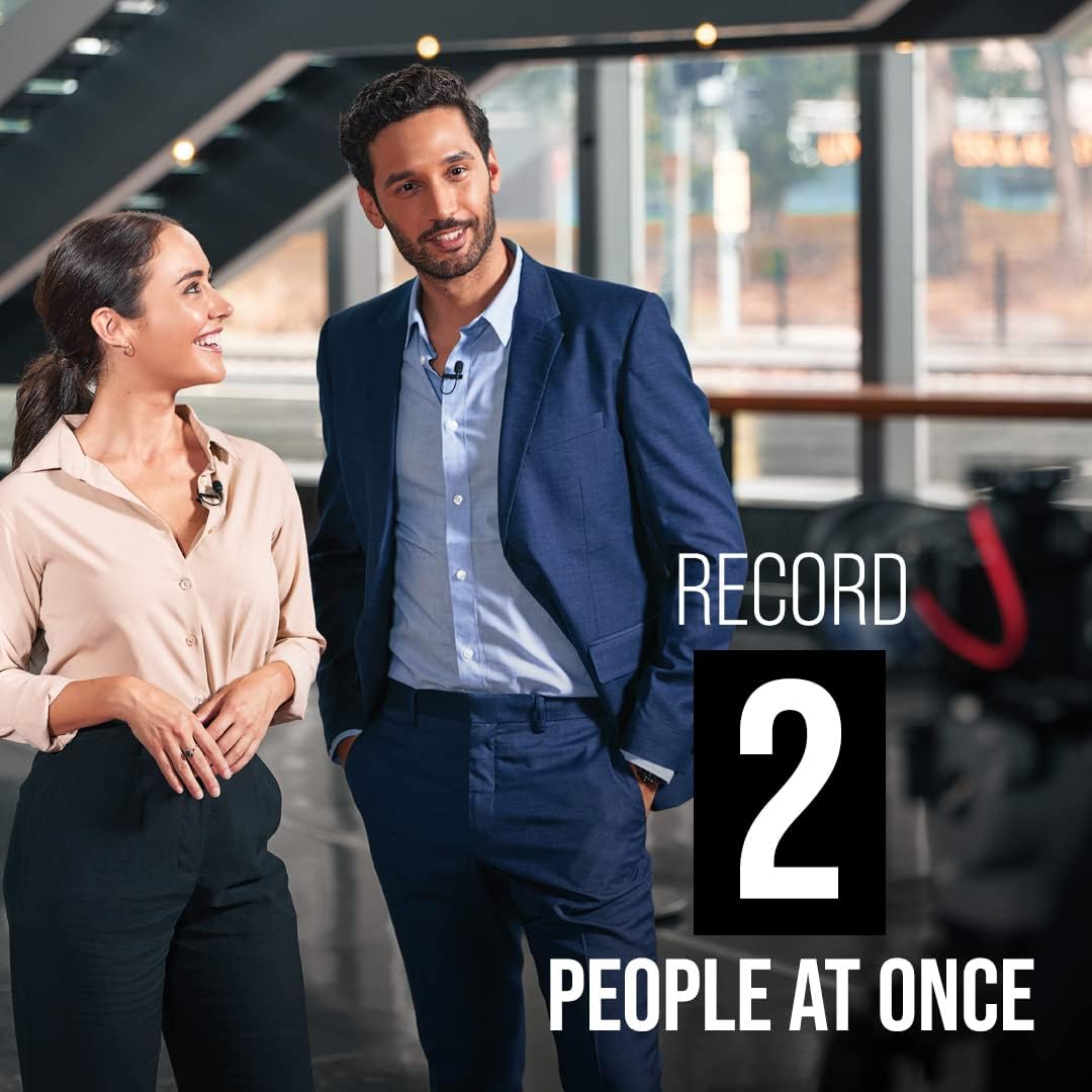 RØDE VideoMic Pro+ Premium Shotgun-Mikrofon & Wireless GO II Ultrakompaktes Kabelloses Zweikanal-Mik