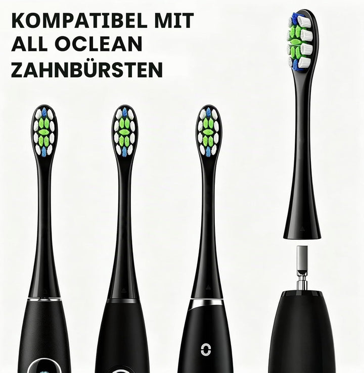 Oclean Bürstenköpfe, Clean Brush Head B06, 6PCS Elektrische Zahnbürstenköpfe, Kompatibel mit Allen E