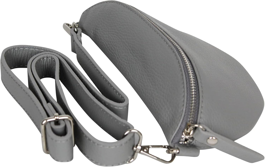 AmbraModa GLX10 - Damen Herren Unisex kleine Hüfttasche Gürteltasche Bauchtasche Umhängetasche aus E