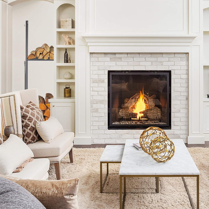 Relaxdays, anthrazit Kaminholzregal mit 2 Ablagen, aus Stahl, 4 Haken für Kaminbesteck, Brennholzreg