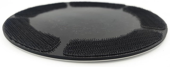 MMSTRIKE 2x Bowling Shammy Leather Pad+Black GripFlex Rubber Base Disc-Hook &amp; Loop System.Oil Remova