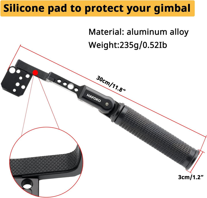 HAFOKO Ronin S Ronin SC Gimbal Griff Handlicher Sling Griff Handle Mount with 1/4 Kalter Schuh für D