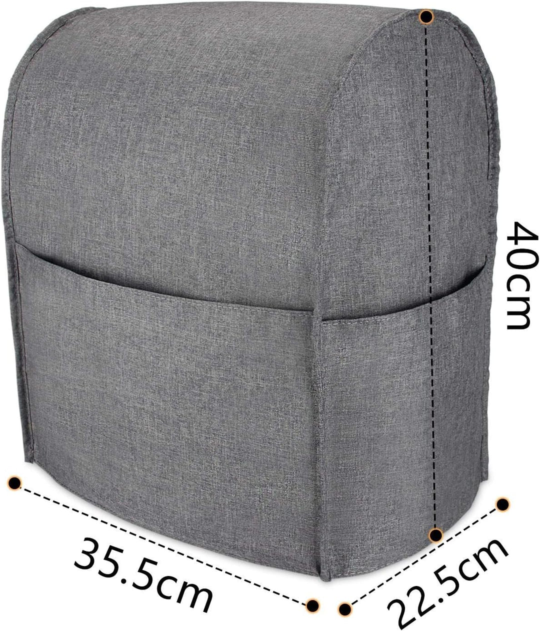 Luxja Staubschutzhülle für KitchenAid Küchenmaschine und zusätzliches Zubehör (geeignet für 5,6-7,5