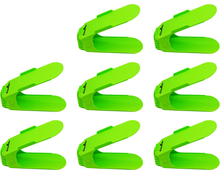 8 x Verstellbarer Profi Schuhstapler Schuhorganizer Schuhhalter – Magic Shoe Rack Organizer - Sparse
