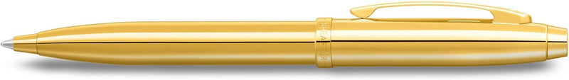 Sheaffer 100 9372 Glänzender PVD-Gold-Kugelschreiber mit PVD-Goldrand, Kugelschreiber