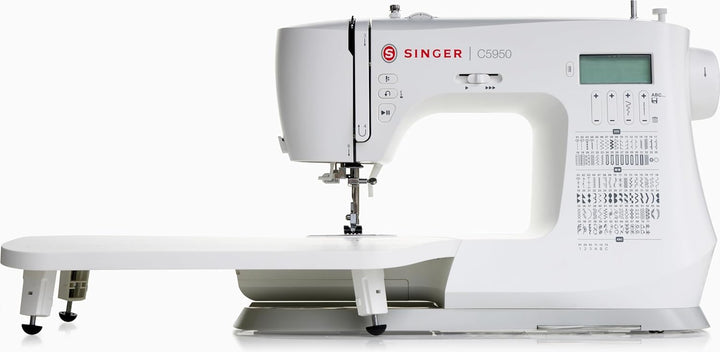 SINGER C5955 Professionelle elektronische Nähmaschine und Nähmaschine mit 200 Stichen, 8 Ösen, autom