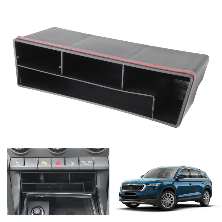 GAFAT Skod-a Kodiaq Karoq 2017-2022 2023 Armlehne Mittelkonsole Aufbewahrungsbox, Karoq Organizer Tr