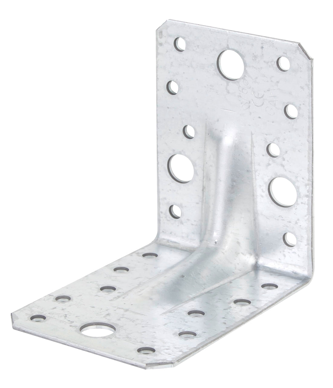Alberts 846657 Schwerlast-Winkelverbinder mit Sicke | sendzimirverzinkt | 90 x 90 x 65 mm | 25er Set