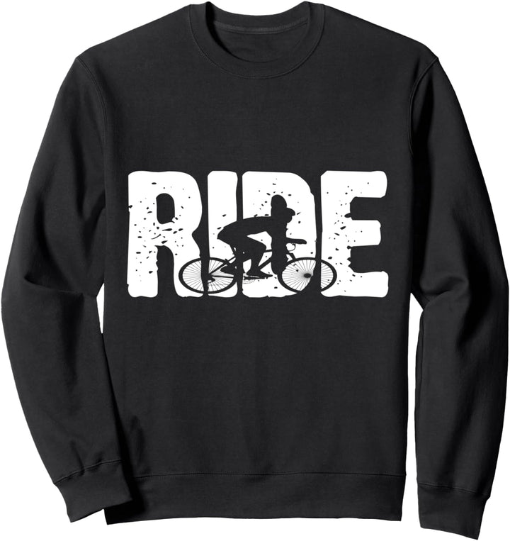 Radsport Geschenk Mountainbike Fahrradfahrerin Radfahrer Sweatshirt