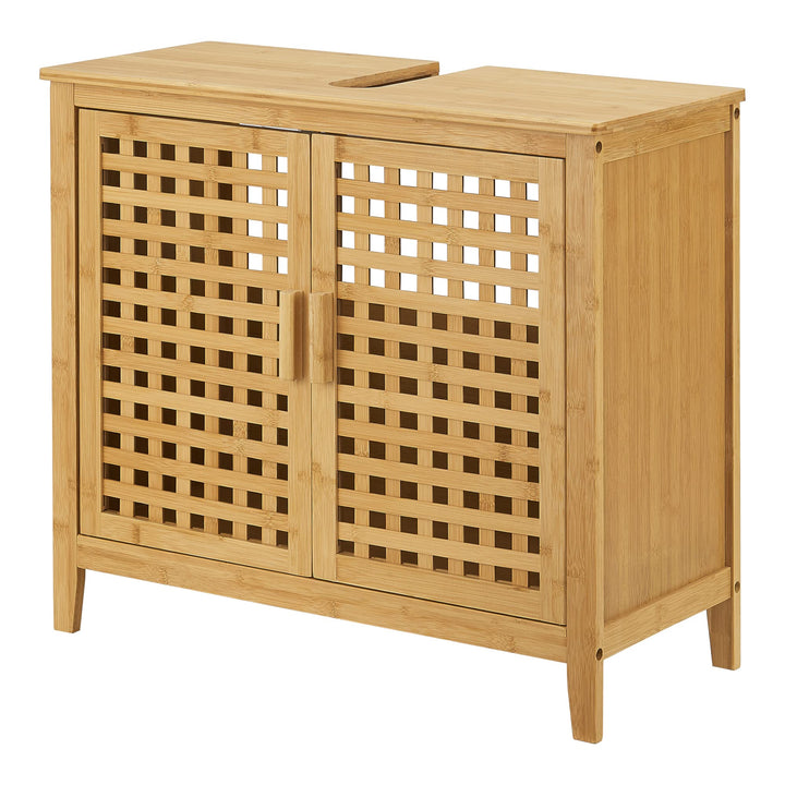 [en.casa] Waschbeckenunterschrank Ingmarsö Waschtischunterschrank Badunterschrank mit 2 Türen 60 x 6