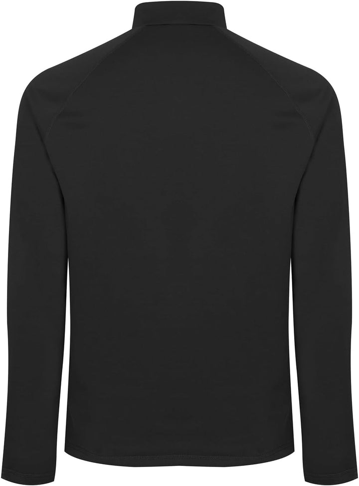 Odlo Herren Besso_542472 Mid Layer mit Reissverschluss S Schwarz, S Schwarz