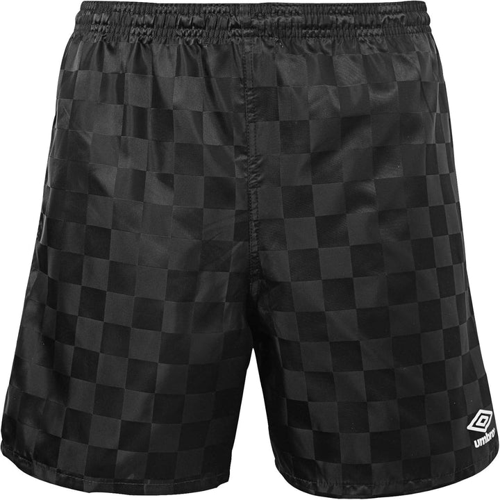 UMBRO Herren Schachbrettmuster Kurz Black/White 1 S, S Black Beauty/White