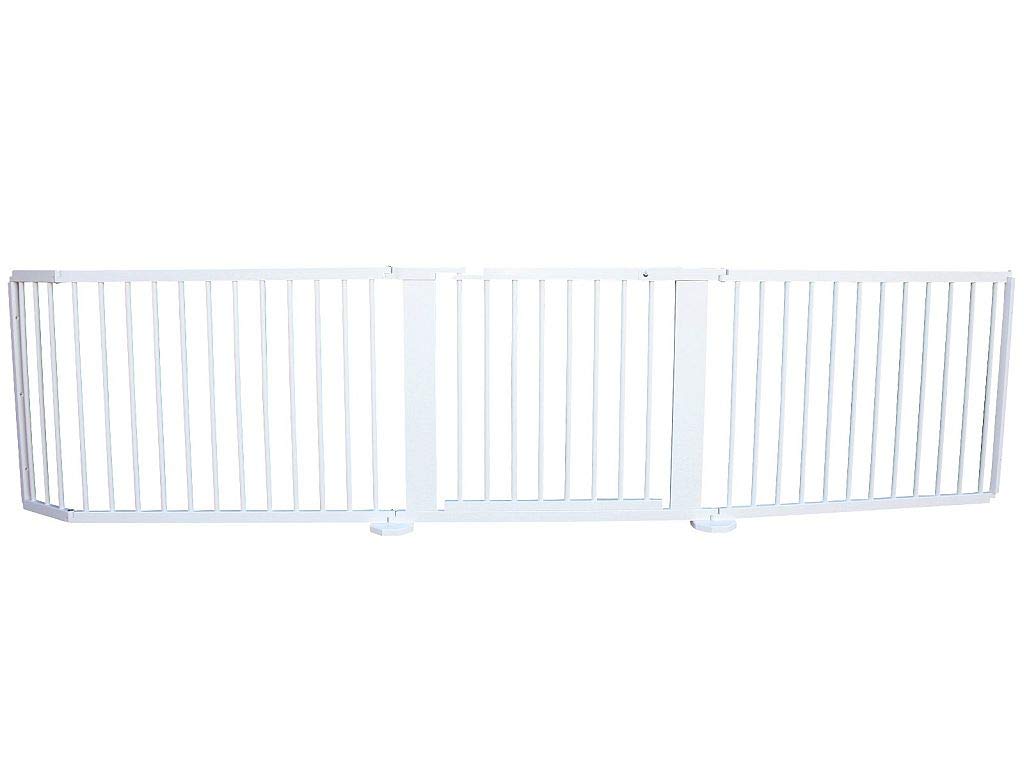 Absperrgitter Türschutzgitter Treppenschutzgitter 119 bis 368 cm massiv weiss (300cm) 300 cm (1er Pa