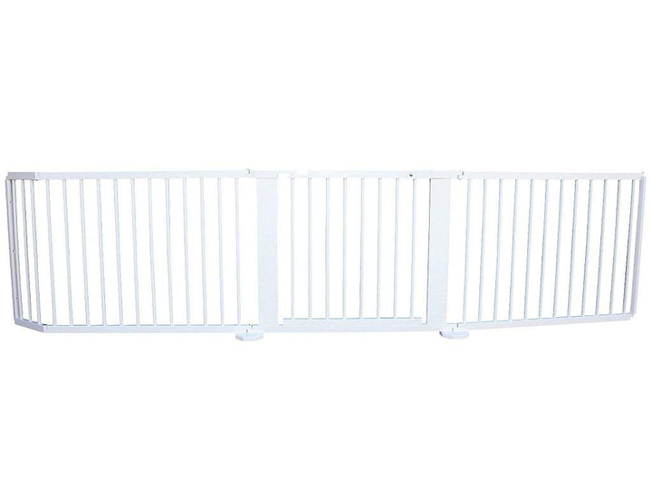 Absperrgitter Türschutzgitter Treppenschutzgitter 119 bis 368 cm massiv weiss (300cm) 300 cm (1er Pa