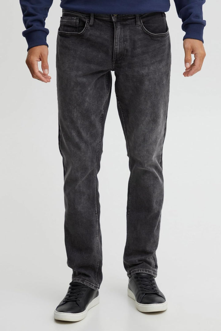 b BLEND Herren Blend Blizzard Fit-Multiflex-Straight Denim-Noos Jeans 30W / 32L Denim Grey (200296),