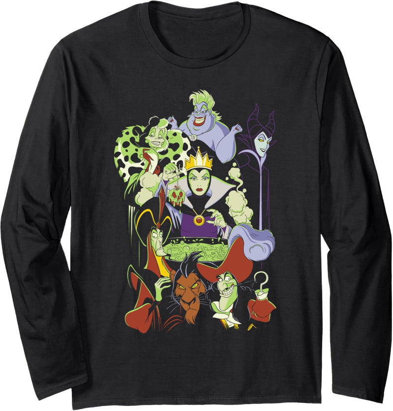 Disney Villains Cauldron Group Shot Langarmshirt