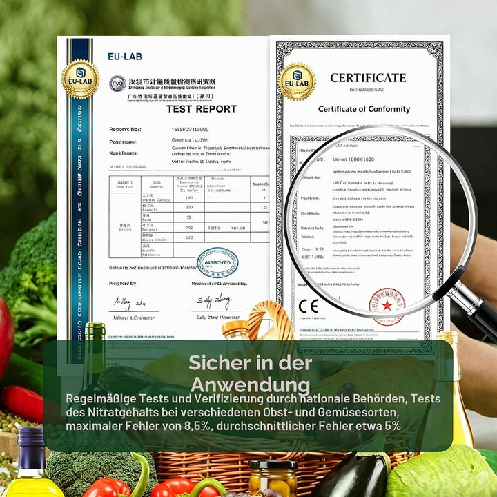 Geigerzähler Greentest Eco 6 + Nitrattester Fleisch Fisch TDS Wassertester dosimeter Strahlenmessger