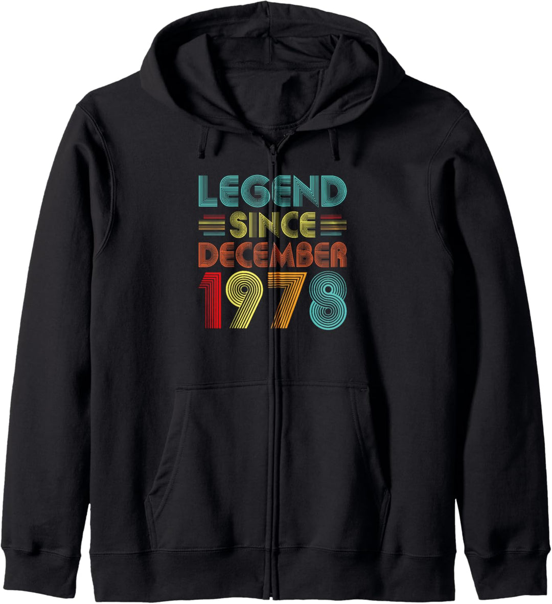 Legend Since December 1978 Vintage December 1978 Birthday Kapuzenjacke