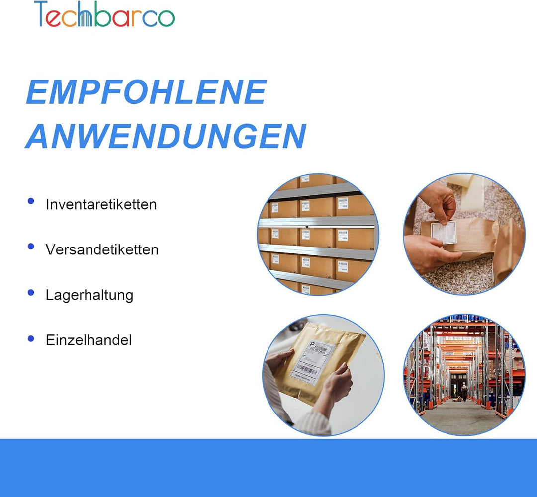 Premium Wachsband mit Thermotransferband, verstärktes Wachs, 2,5 cm, Schwarz, mit leerer Rolle, Tint
