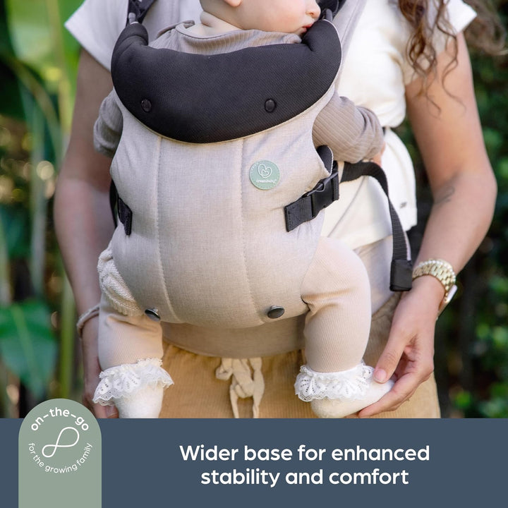 Dreambaby Journey Adjustable 3-in-1 Baby Carrier for Newborn to Toddler up to 15kg - Comfortable, Ve