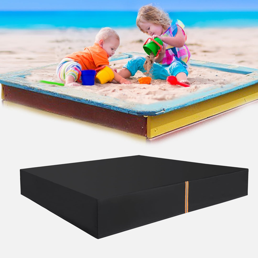 Sandkasten Abdeckplane 125 * 125 * 20cm Sandkasten Abdeckung Plane Sandkastenplane Abdeckung für San