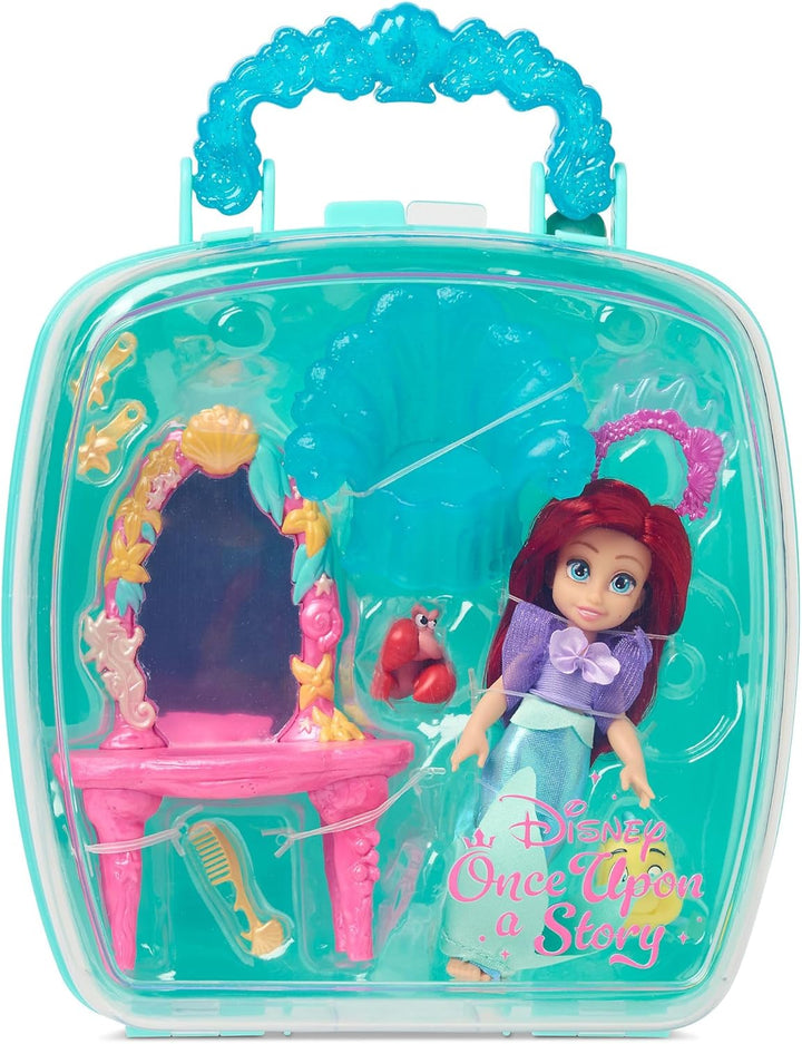 Disney Store Offizielles Arielle Minipuppen-Spielset, Arielle, die Meerjungfrau, Once Upon a Story K