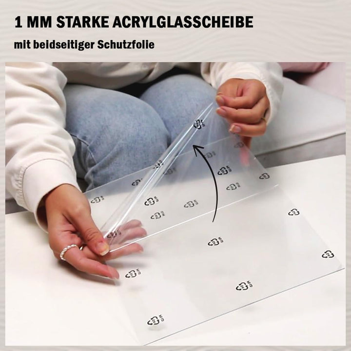 Haak Puzzlerahmen Klassik Schwarz (Hochglanz) 80 X 120 cm (ca. 3000 Teile) ANTIREFLEX/Entspiegelt Bi