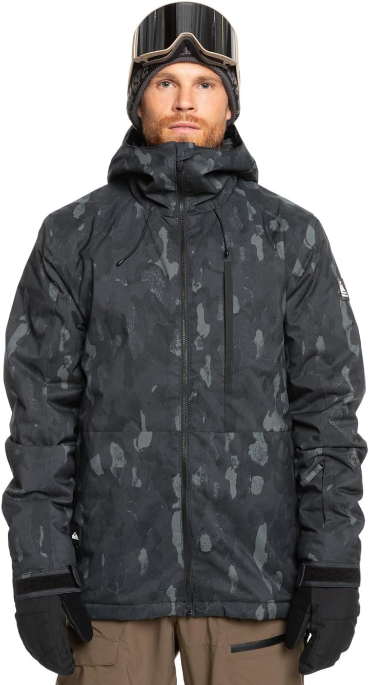 Quiksilver Herren Mission Printed Jk Jacket (1er Pack) S Nature Zoom Dark Shadow, S Nature Zoom Dark
