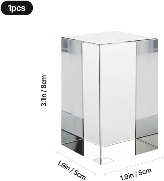 xTool K9 Glas Rechteck (1 Stück), kompatibel mit xTool F2 Ultra UV – hochwertiges UV-Druck-/Gravurgl