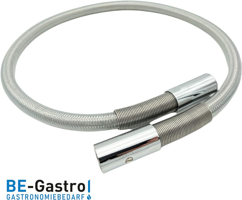 BE-GASTRO I Profi Gastroschlauch Brauseschlauch 100cm inkl. Spezial-Knickschutz | 1/2" Standard-AG |