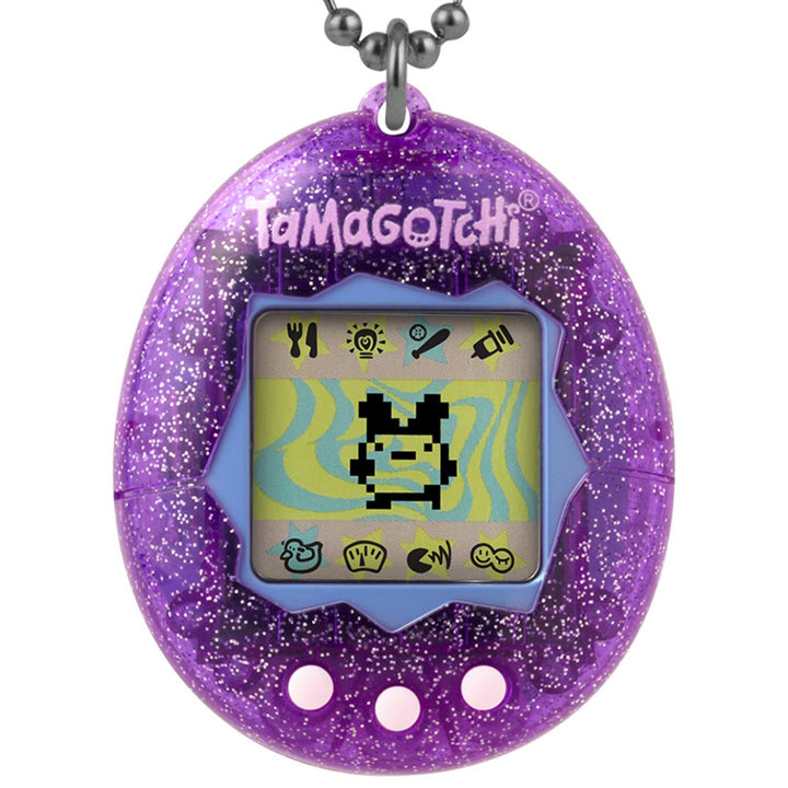 Bandai - Original Tamagotchi Color Collection Purple - Elektronisches virtuelles Haustier mit Farbdi