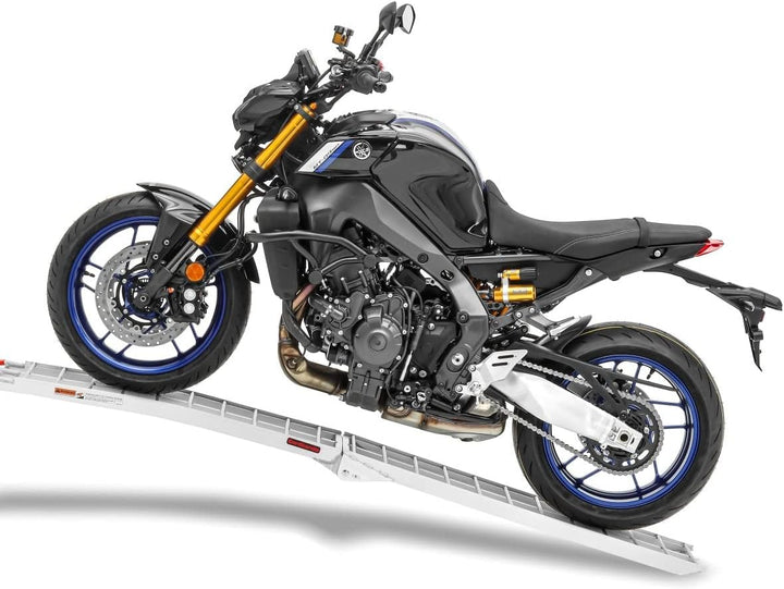 1x ConStands Alu II - Auffahrrampe Motorrad Alu Klappbar Auffahrschiene Verladerampe bis 340 kg