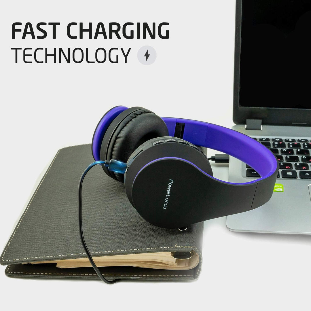 PowerLocus P1 Bluetooth Kopfhörer Kabellos, Wireless 5.0 Bluetooth Kopfhörer Over-Ear, Over Ear Kopf