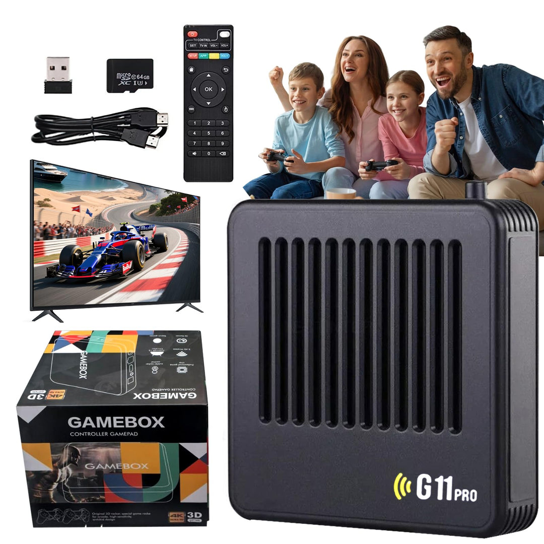 Retrowave G11 Pro, 128GB 40000+ Spiele Retro Spielekonsole für TV, 40+ Emulatoren Retro Konsole Unte