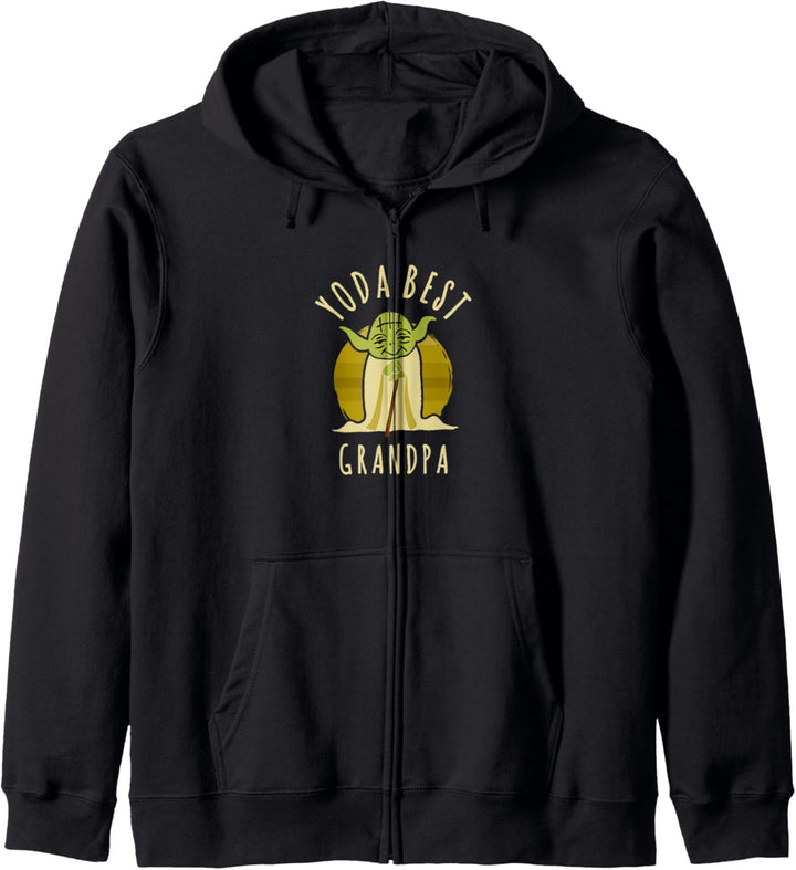 Star Wars Yoda Best Grandpa Cartoon Yoda Kapuzenjacke