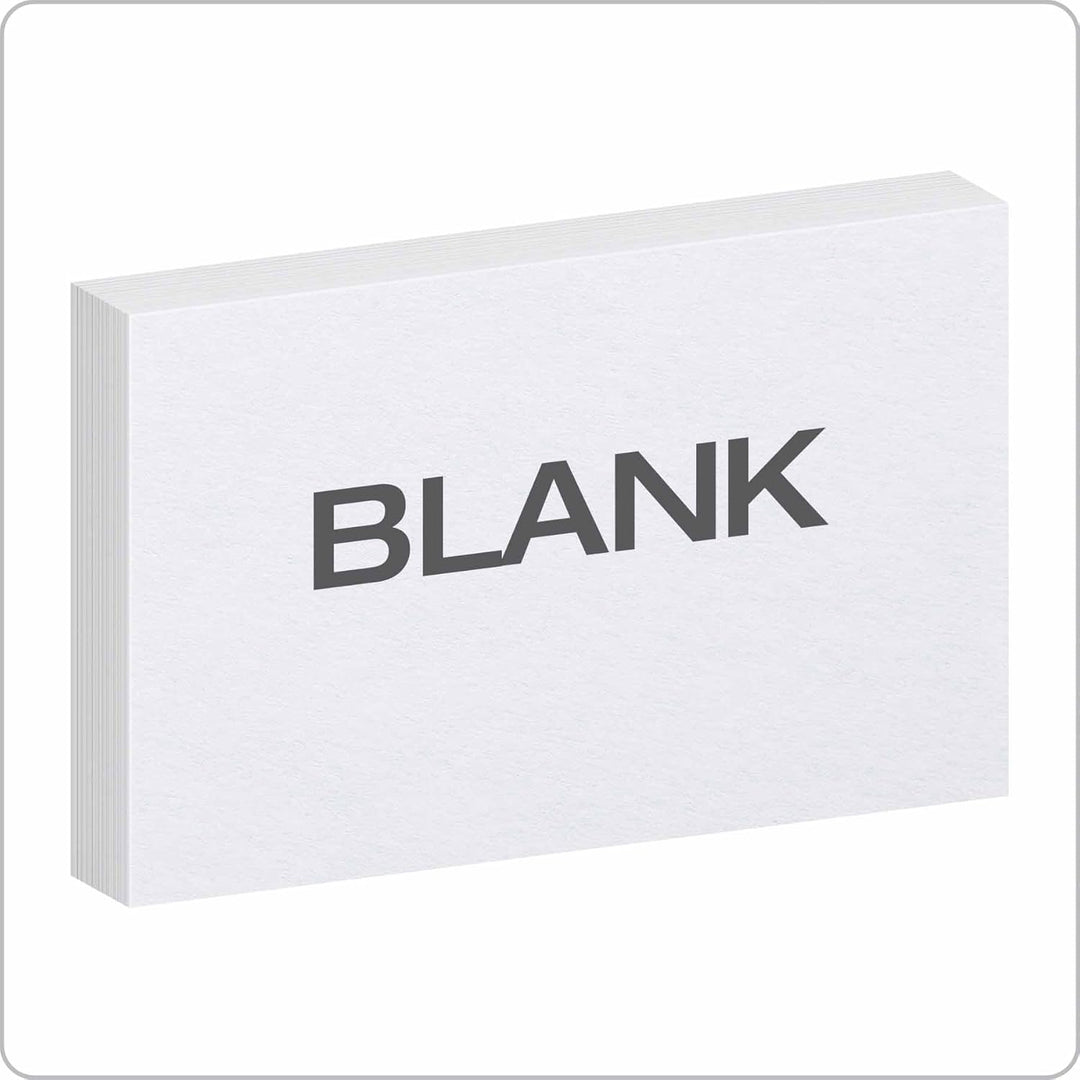 Oxford Blank Index Cards, 5" x 8", White, 500 Cards (5 Packs of 100) (50) 5 x 8, 500 Count Leer, 5 x