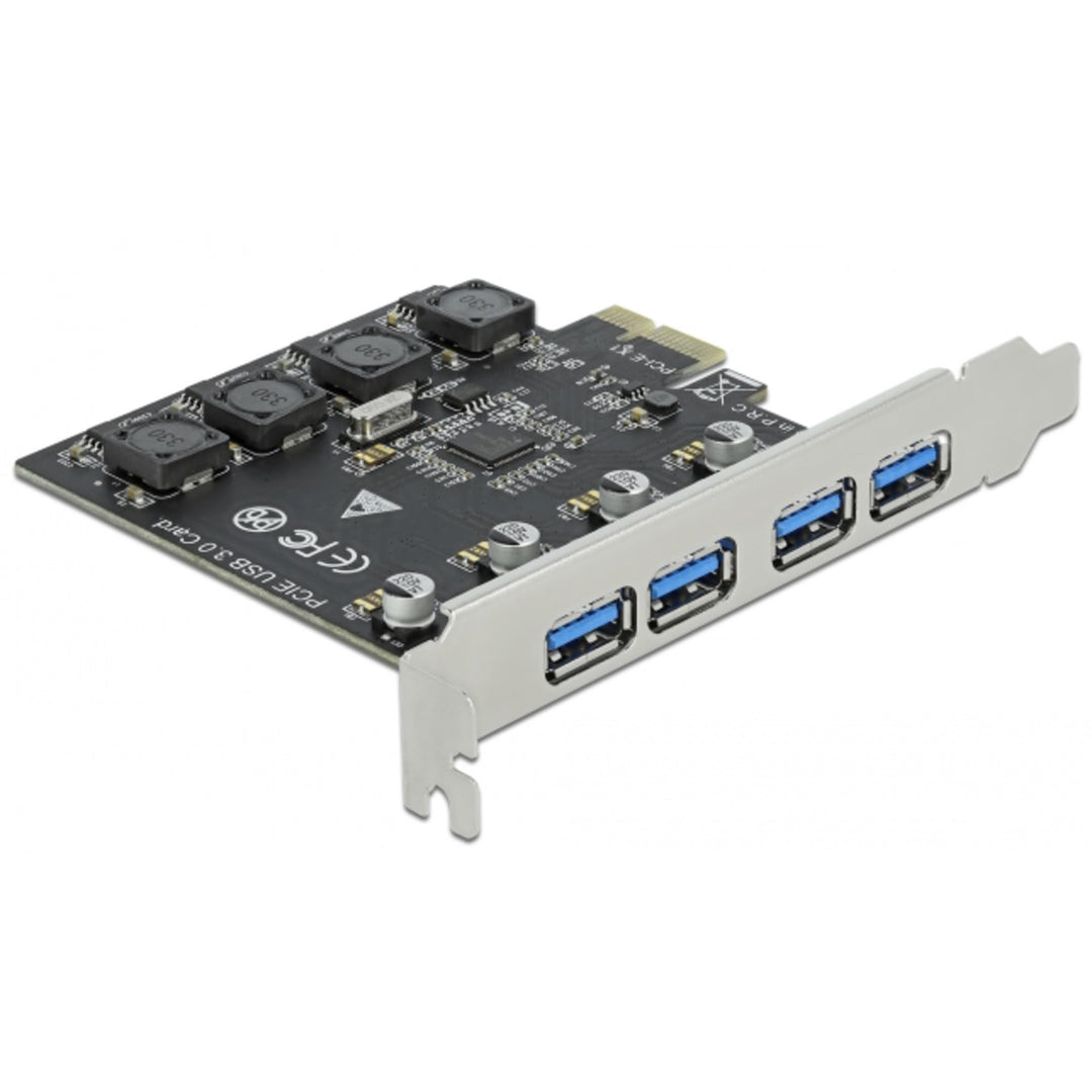 Delock PCI Express x1 Karte zu 4 x extern USB Typ-A Buchse SuperSpeed USB