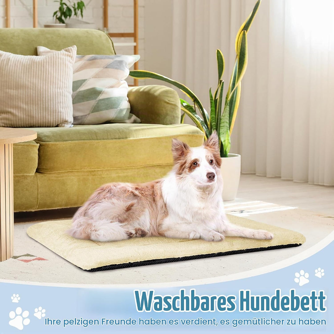 Baodan Hundebett Grosse Hunde, Hundekissen Waschbar Dog Bed - 106x71 cm Superweich Katzenbett mit Ru