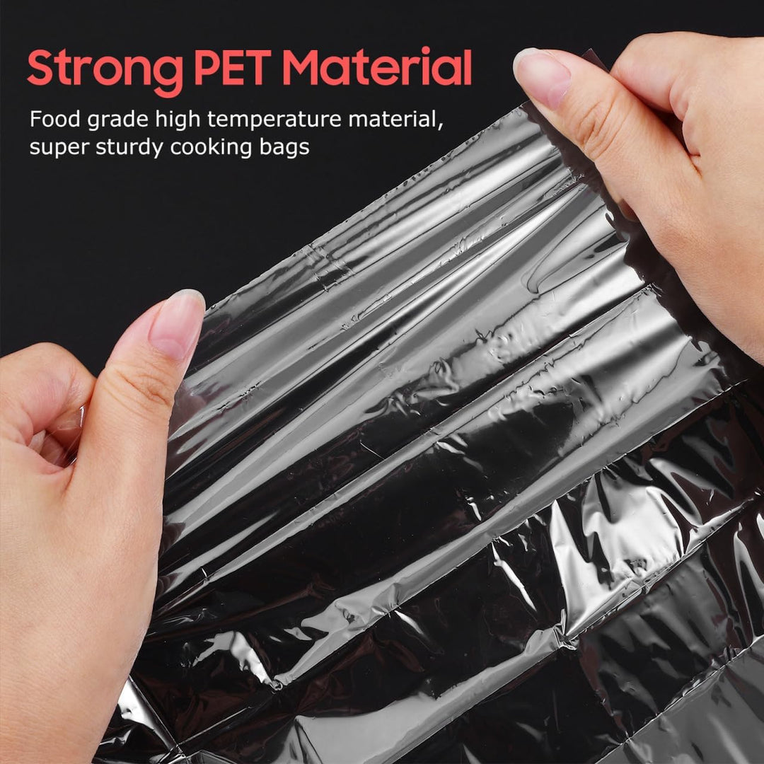 Yardwe Ofenbeutel Pet 50 Stück Hochtemperaturbeständig 25X38 Cm Bratbeutel Für Hähnchen Fisch Gemüse