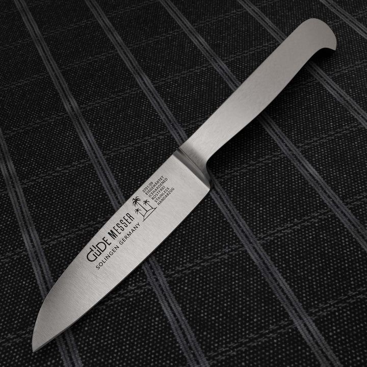 GÜDE Solingen - Gemüsemesser geschmiedet, 9 cm, Ganzstahl, KAPPA, Handmade Germany Gemüsemesser 9 Cm
